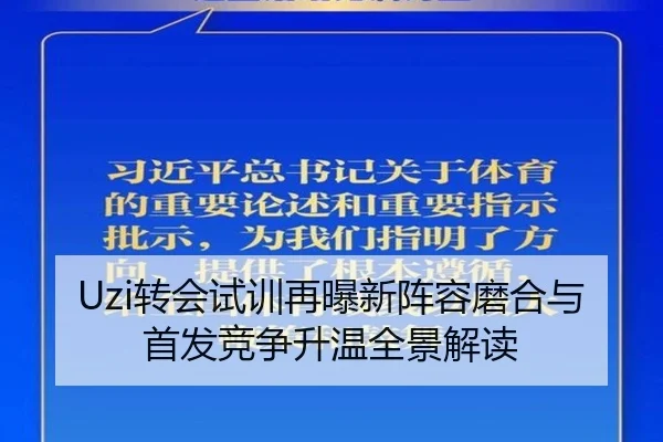 Uzi转会试训再曝新阵容磨合与首发竞争升温全景解读